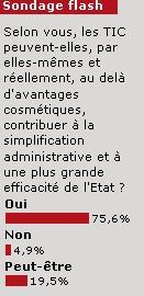 Sondage flash : la e-administration pl&eacute;biscit&eacute;e