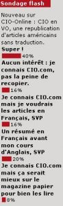 Sondage flash : les CIO veulent de la V.O. !